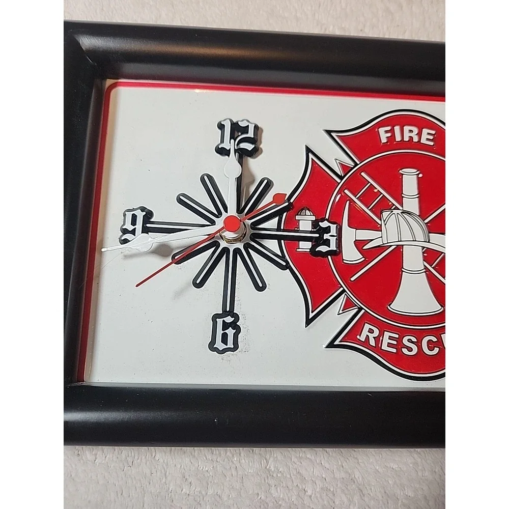 Fire Rescue Wall Clock‎